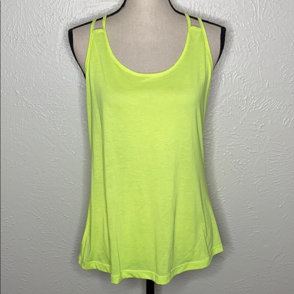 Apana Workout Tank Top Yellow Large